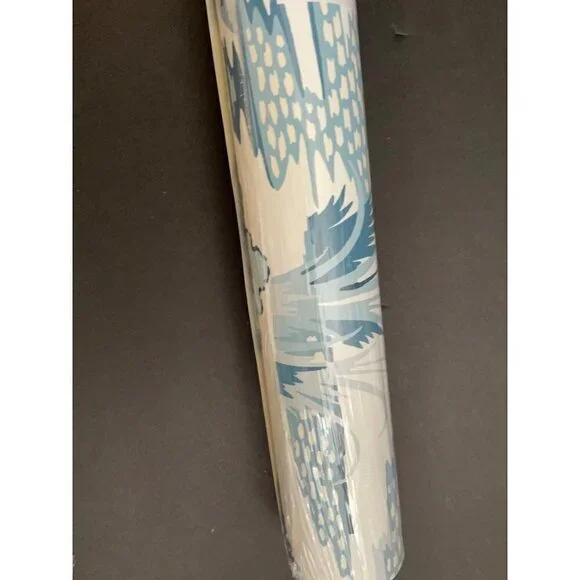 Anthropologie Joy De Vie Blue Toile Wallpaper NEW Roll - Picture 6 of 11